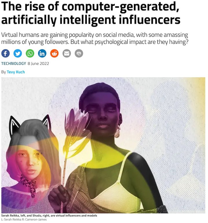 AI influencers new scientist