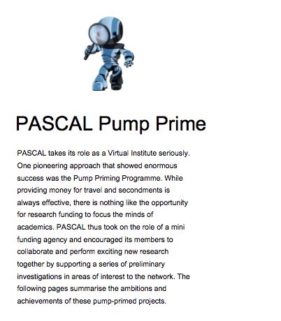 PASCAL Pump Prime